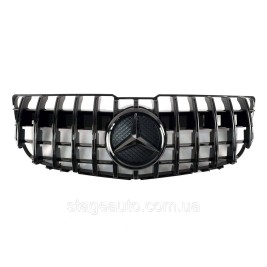 Решетка радиатора на Mercedes GLK-Class X204 2012-2015 год GT Panamericana ( Черная )