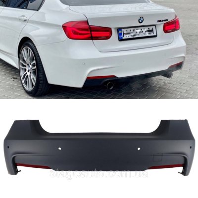 Задній бампер на BMW 3 Series F30 2012-2018 (в стилі M Sport Paket)