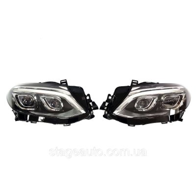 Передні фари на Mercedes GLE-Class W166 2015-2018 рік (Led Intelligent Light System)