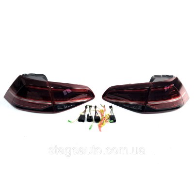 Задні ліхтарі стопи на Volkswagen Golf 7 2012-2017 (LED)