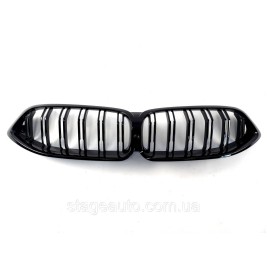 Ноздри на BMW 8 Series G14 / G15 / G16 2018-2021 год Черные Глянцевые ( Двойные M-Look )