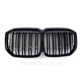 Ноздри на BMW X7 G07 2018-2022 год Черные Глянцевые ( Двойные M-Look )