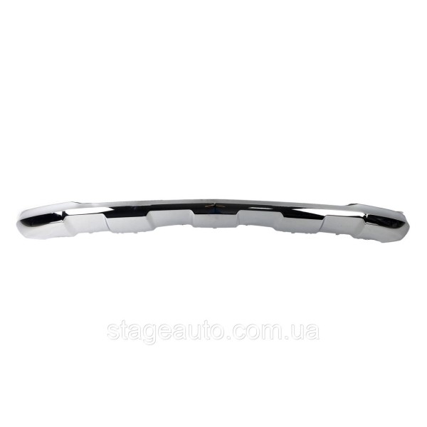 Хром накладка переднего бампера на Mercedes GL-Class X166 2012-2015 года