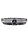 Решетка радиатора на Mercedes CLS-Class C218 2014-2018 год Diamond ( Серая с хром вставками )