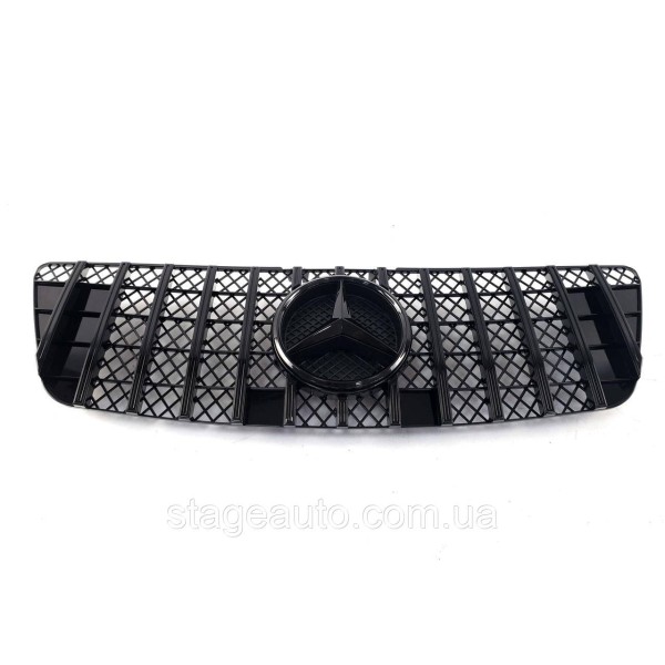 Решетка радиатора на Mercedes ML-Class W164 2008-2011 год GT Panamericana ( Черная )