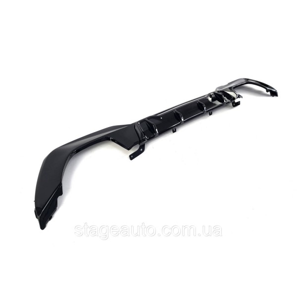 Rear bumper diffuser for BMW 3 Series G20 2018-2022 M -Competition M340i ( Glossy black )