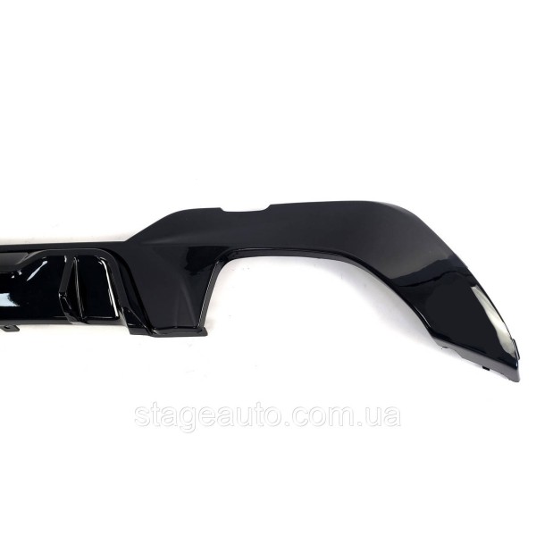 Rear bumper diffuser for BMW 3 Series G20 2018-2022 M -Competition M340i ( Glossy black )