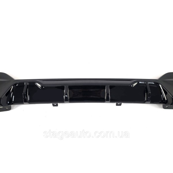 Rear bumper diffuser for BMW 3 Series G20 2018-2022 M -Competition M340i ( Glossy black )