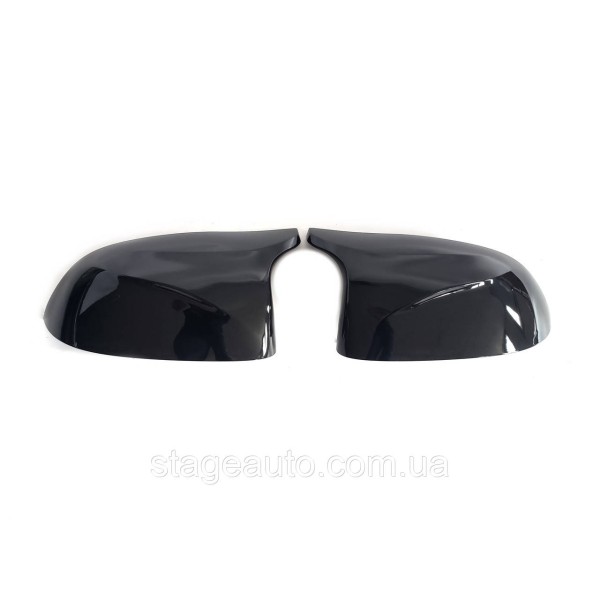 Накладки на зеркала M-Look на BMW X3 / X4 / X5 / X6 G01 G02 G05 G06  ( Черные глянцевые )