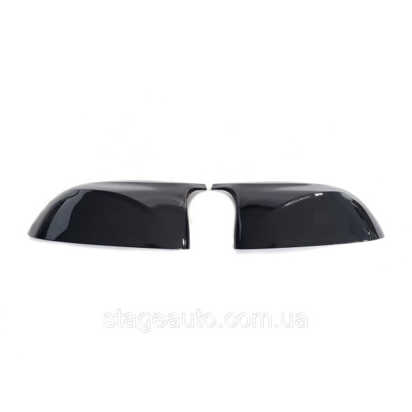 Накладки на зеркала M-Look на BMW X3 / X4 / X5 / X6 G01 G02 G05 G06  ( Черные глянцевые )