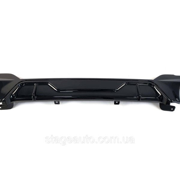 Rear bumper diffuser for BMW 3 Series G20 2018-2022 M -Performance M340i ( Glossy black + brackets )