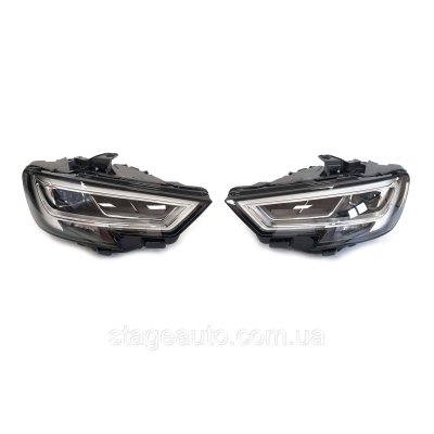 Передні фари Full Led на Audi A3 8 V 2016-2020
