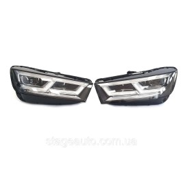 Передние фары Full Led на Audi Q5 80A 2016-2020 года