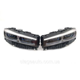Передние фары Full Led upgrade на BMW 7 Series G11 / G12 2016-2019 года в стиле LASER