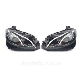 Передние фары на Mercedes E-Class W213 2016-2020 года  ( Led Hight Performance )
