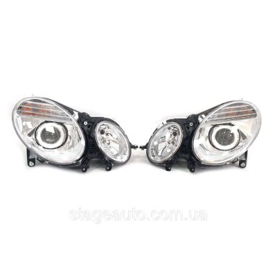 Передні фари на Mercedes E-Class W211 2002-2009 рік ( Галоген)