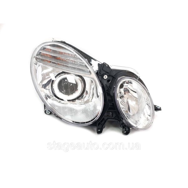 Передние фары на Mercedes E-Class W211 2002-2009 год ( Галоген )