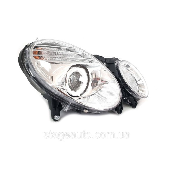 Передние фары на Mercedes E-Class W211 2002-2009 год ( Галоген )