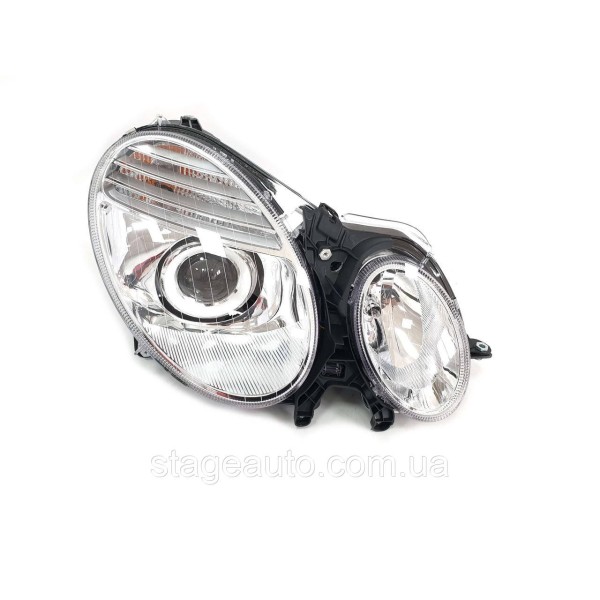 Передние фары на Mercedes E-Class W211 2002-2009 год ( Галоген )