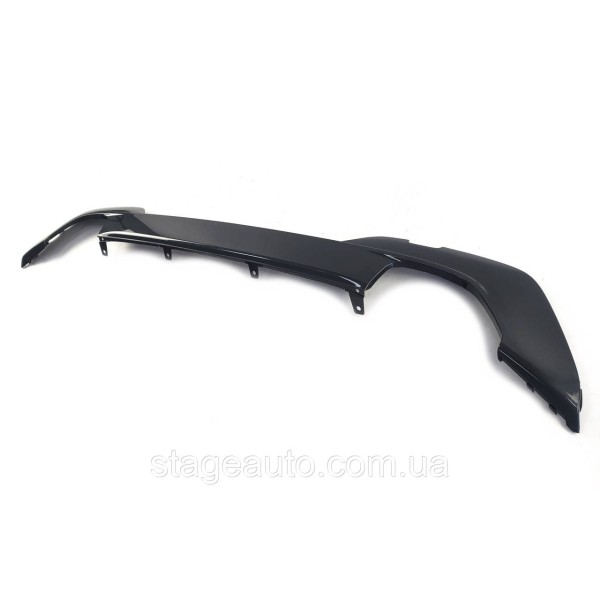 Rear bumper diffuser trim for BMW 3 Series G20 2018-2022 M -Sport Paket M340i ( Glossy gray )