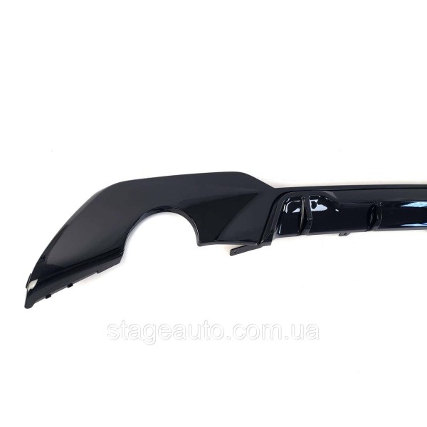 Rear bumper diffuser for BMW 3 Series G20 2018-2022 M -Competition M330i ( Glossy black )