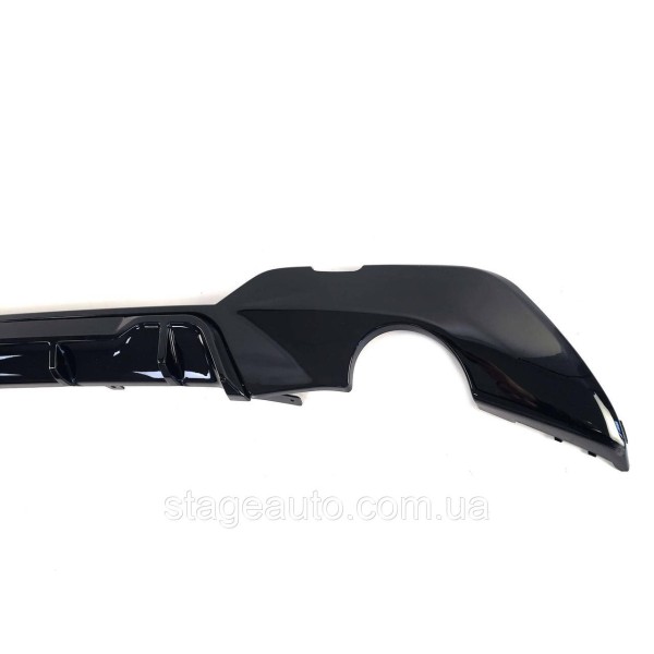 Rear bumper diffuser for BMW 3 Series G20 2018-2022 M -Competition M330i ( Glossy black )