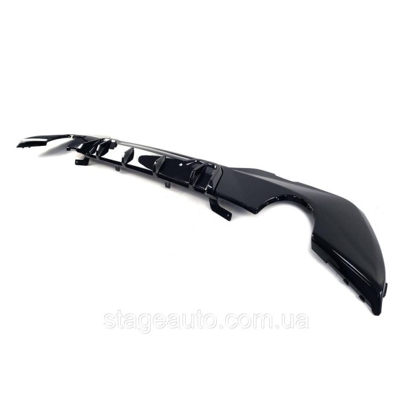 Rear bumper diffuser for BMW 3 Series G20 2018-2022 M -Competition M330i ( Glossy black )
