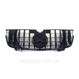Решетка радиатора на Mercedes GL-Class X164 2006-2009 года GT Panamericana ( Черная глянцевая )