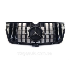 Решетка радиатора на Mercedes GL-Class X164 Grand Edition 2009-2012 года GT Panamericana ( Черная глянцевая )