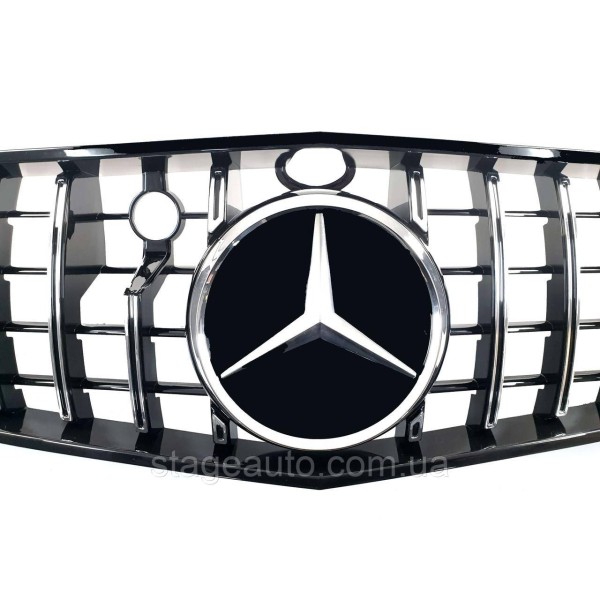 Решетка радиатора на Mercedes S-Class Coupe C217 2015-2017 год GT Panamericana ( Черная с хромом ) ( AMG63 )