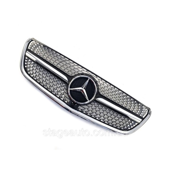 Решетка радиатора на Mercedes Vito W447 2014-2019 год Diamond Black