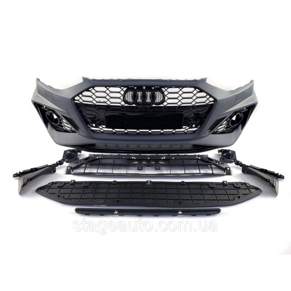 Комплект обвеса на Audi A4 B9 2019-2022 год  в стиле RS