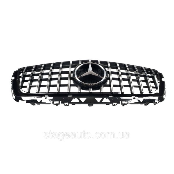 Решетка радиатора на Mercedes Sprinter W906 2014-2017 год GT Panamericana ( Черная c хромом V2 )