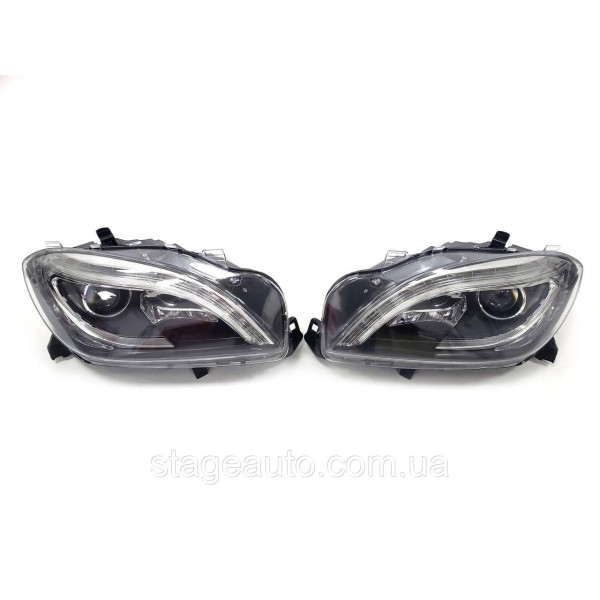 Передние фары Bi-Xenon на Mercedes ML-Class W166 2011-2015 года   ( Европа )