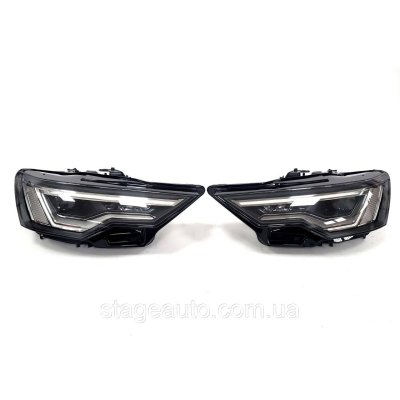 Передні Full LED фари на Audi A6 C8 2018-2022 рік