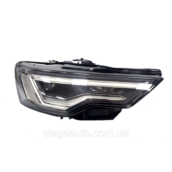 Передние Full LED фары на Audi A6 C8 2018-2022 год