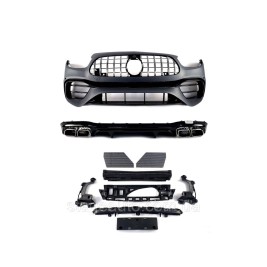 Аэродинамический комплект обвеса в стиле AMG E63 на Mercedes E-Class W213 2020-2022 года