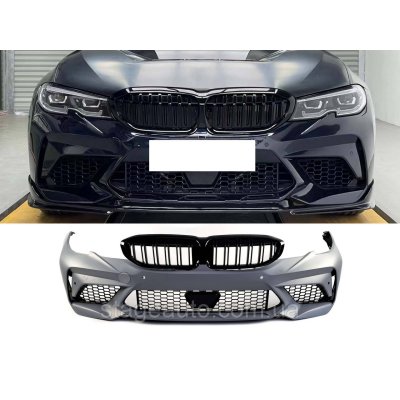 Передній бампер на BMW 3 Series G20 2019-2022 рік