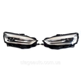 Передние фары Bi-Xenon на Audi A5 B9 2016-2020 года