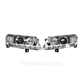 Передние Bi-Xenon фары на Audi A6 C6 2004-2011 года ( No Adaptive )
