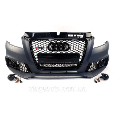 Передний бампер на Audi A3 8P 2008-2012 год ( стиль RS3 )