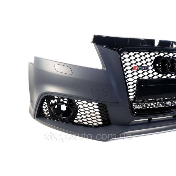 Передний бампер на Audi A3 8P 2008-2012 год ( стиль RS3 )