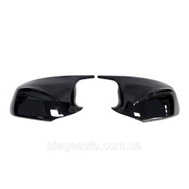 M-Look Mirror Covers for BMW 5 Series F10/ F11 2010-2013 ( Glossy Black V2)
