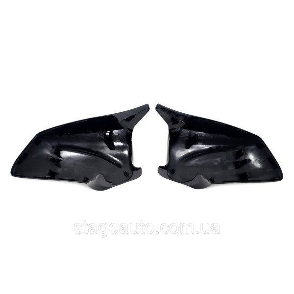M-Look Mirror Covers for BMW 5 Series F10/ F11 2010-2013 ( Glossy Black V2)
