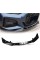 Диффузор переднего бампера ( губа ) на BMW 4 Series G22 2020-2023 года M-Performance ( Черная глянец )