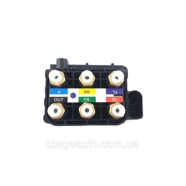 Блок клапанов регулируемой подвески на Audi Q7 4L / Porsche Cayenne 955 / VW Touareg 7L ( 7L0698014 )