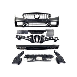 Комплект переоснащения на Mercedes C-Class W205 2014-2018 года ( стиль C63 AMG 2018+ )