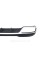 Диффузор на Mercedes E-Class W212 2013-2016 года Черный с серым + хром насадками ( стиль E63 AMG )