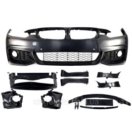Передний бампер на BMW 4 Series F32 2013-2019 года ( M-Paket под птф )