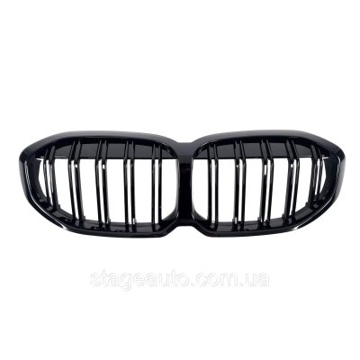 Ноздрі на BMW 1 Series F40 2019-2023 року Чорний Глянець (M-Look)